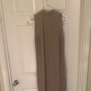 Copper ribbed dress